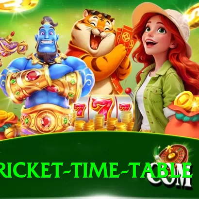 cricket time table - Gaming Max - 2